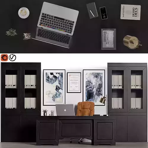 work place 13 3D model