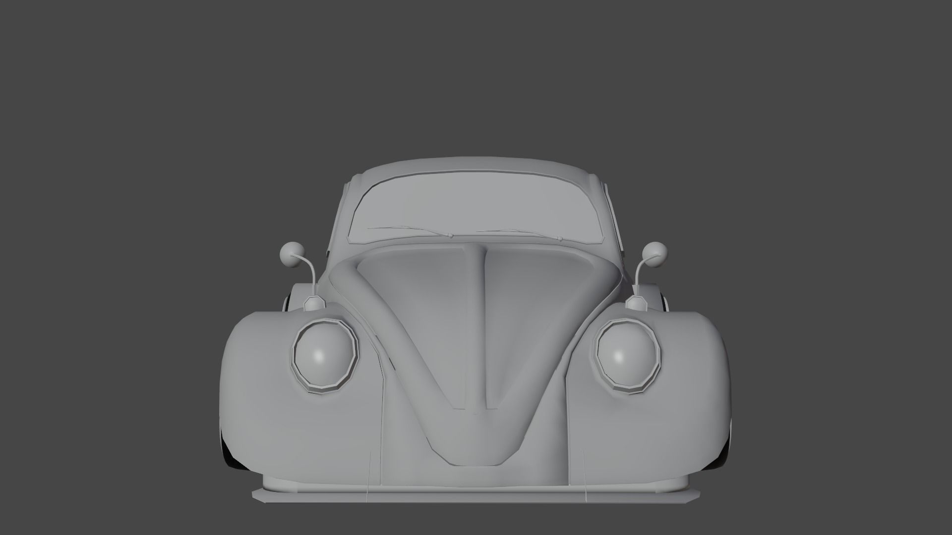 VW Beetles Bosozoku Style 3D model_4