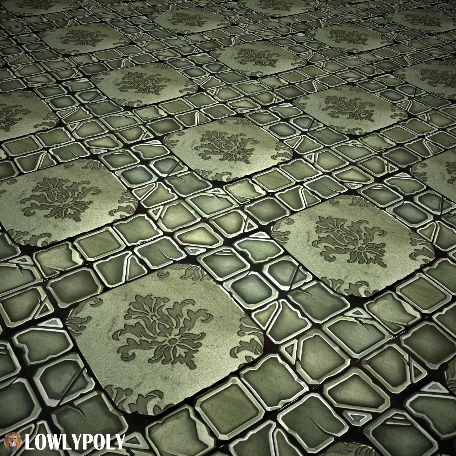 Tiles Vol 54 - Game PBR Textures Texture_9