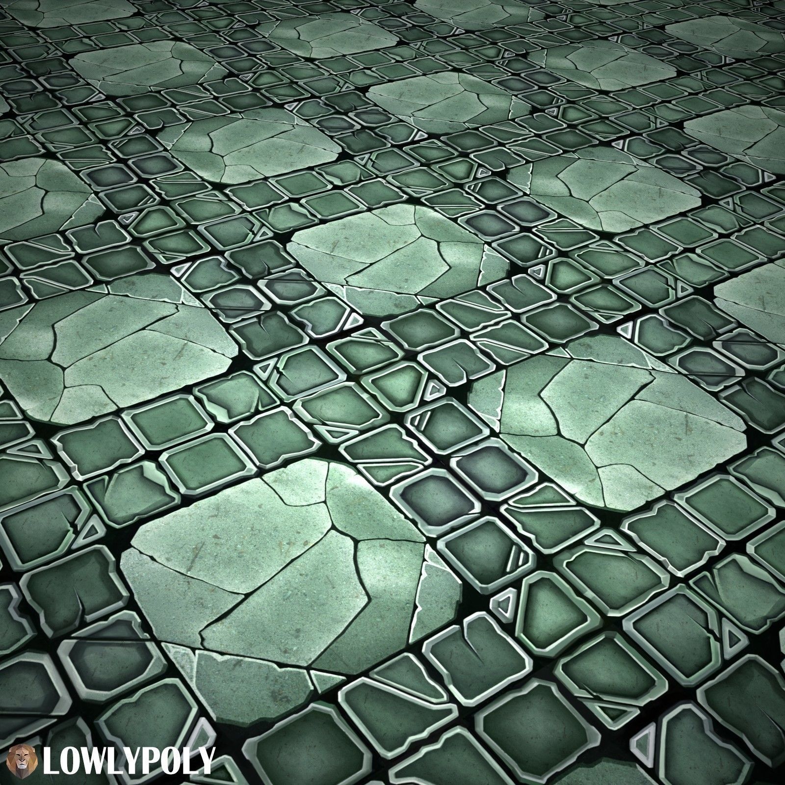 Tiles Vol 54 - Game PBR Textures Texture_8