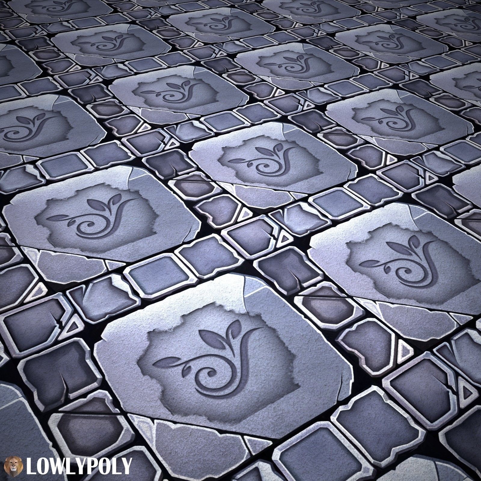 Tiles Vol 54 - Game PBR Textures Texture_7