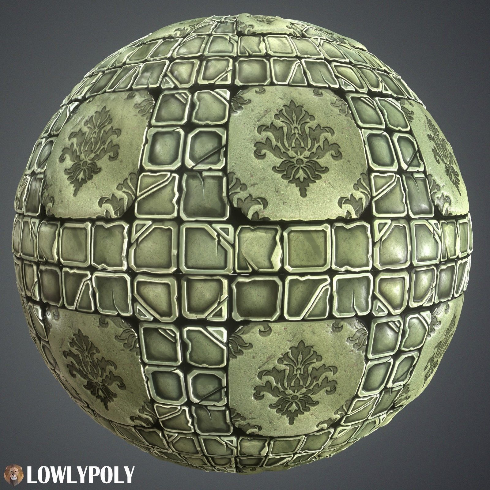 Tiles Vol 54 - Game PBR Textures Texture_6