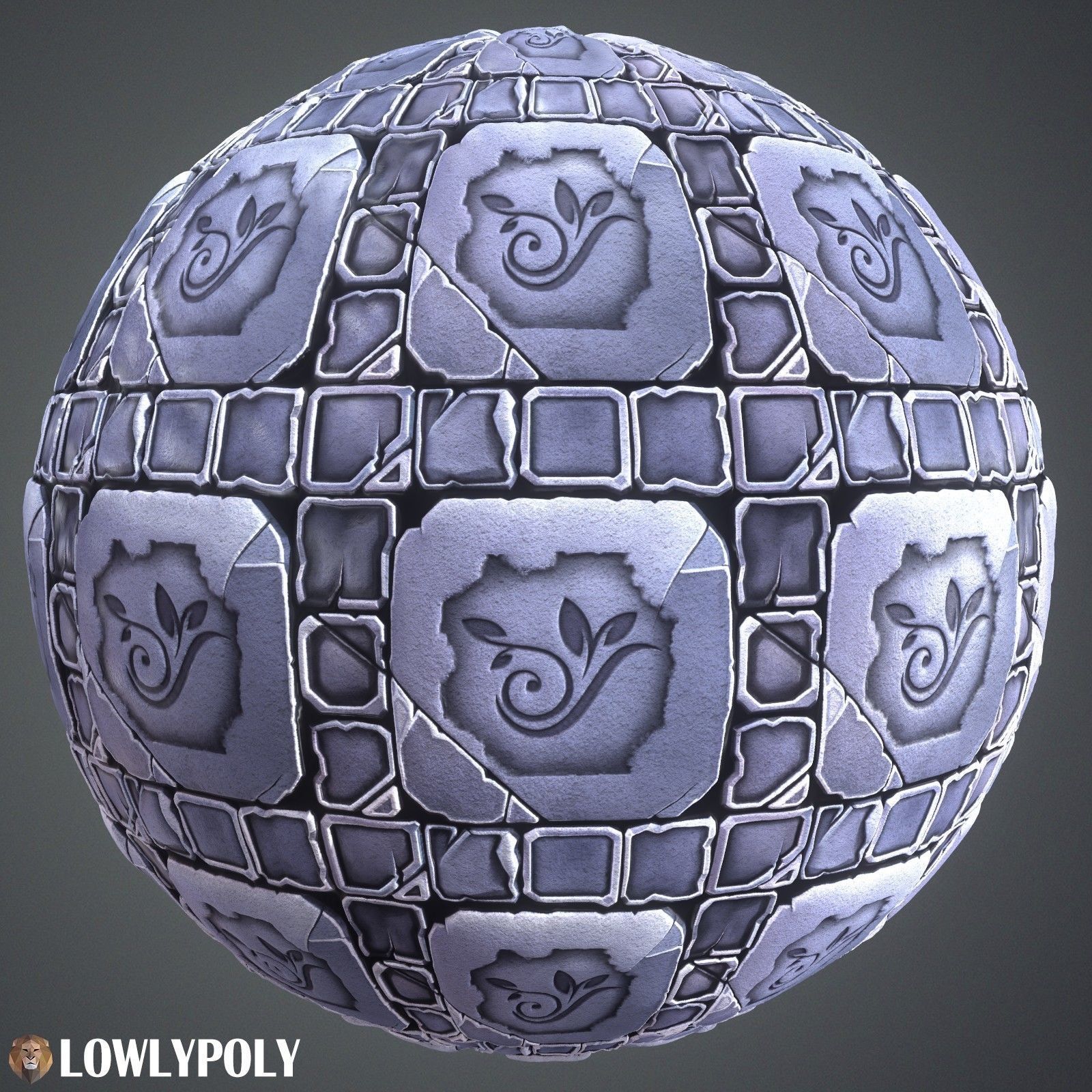 Tiles Vol 54 - Game PBR Textures Texture_3