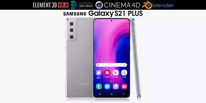 Samsung Galaxy S21 Plus silver v1