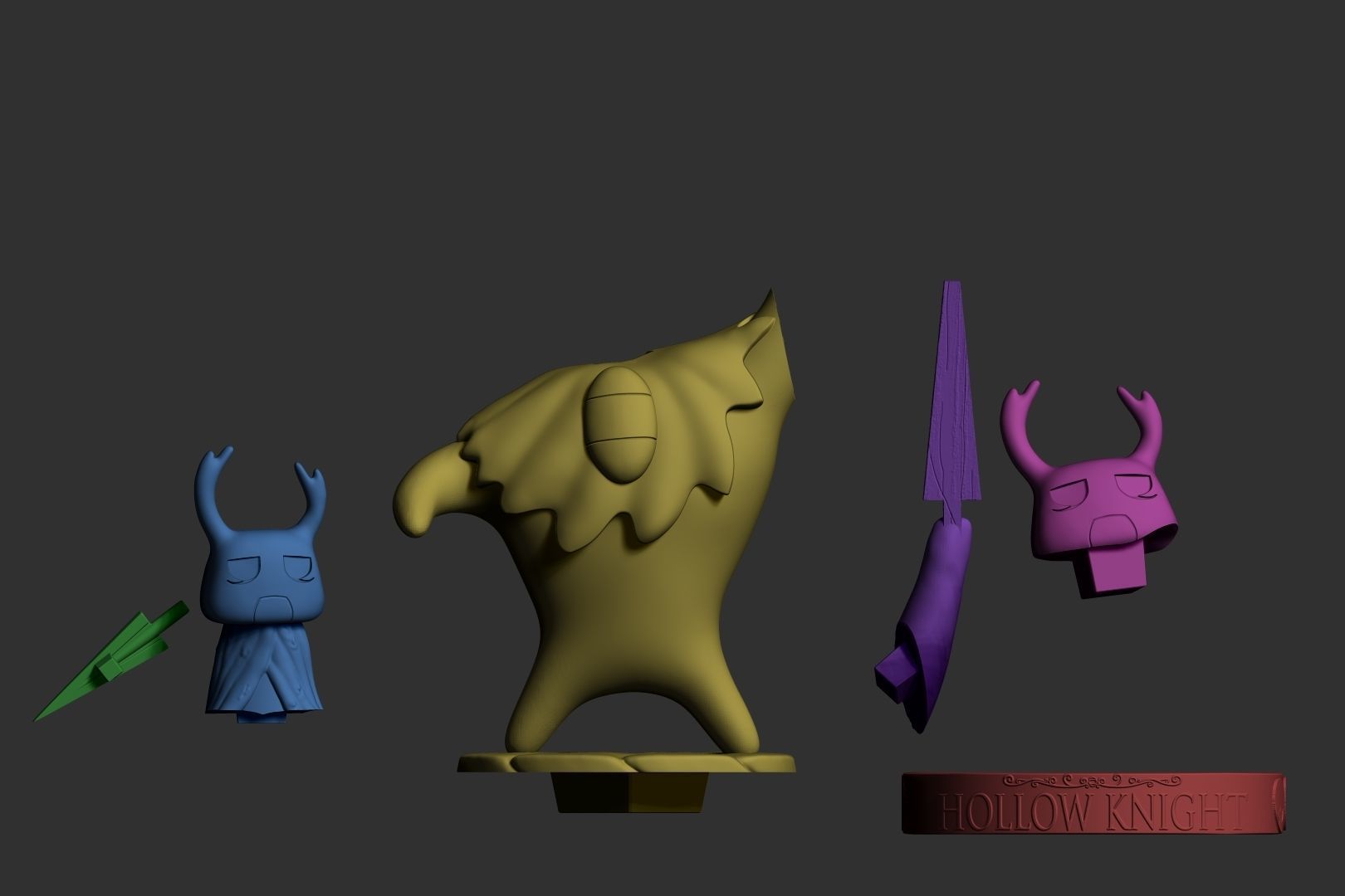 Hollow Kight - Zote 3D print model_7