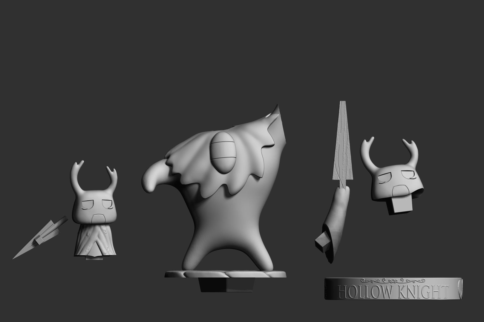 Hollow Kight - Zote 3D print model_6