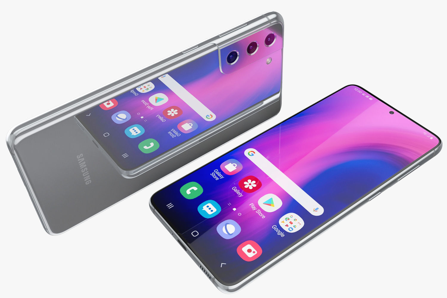 Samsung Galaxy S21 and S21 Plus and S21 Ultra v1 3D model_11