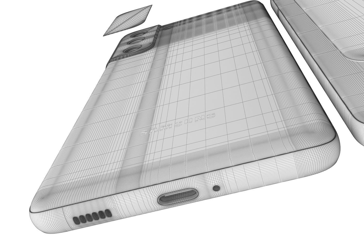 Samsung Galaxy S21 and S21 Plus and S21 Ultra v1 3D model_59