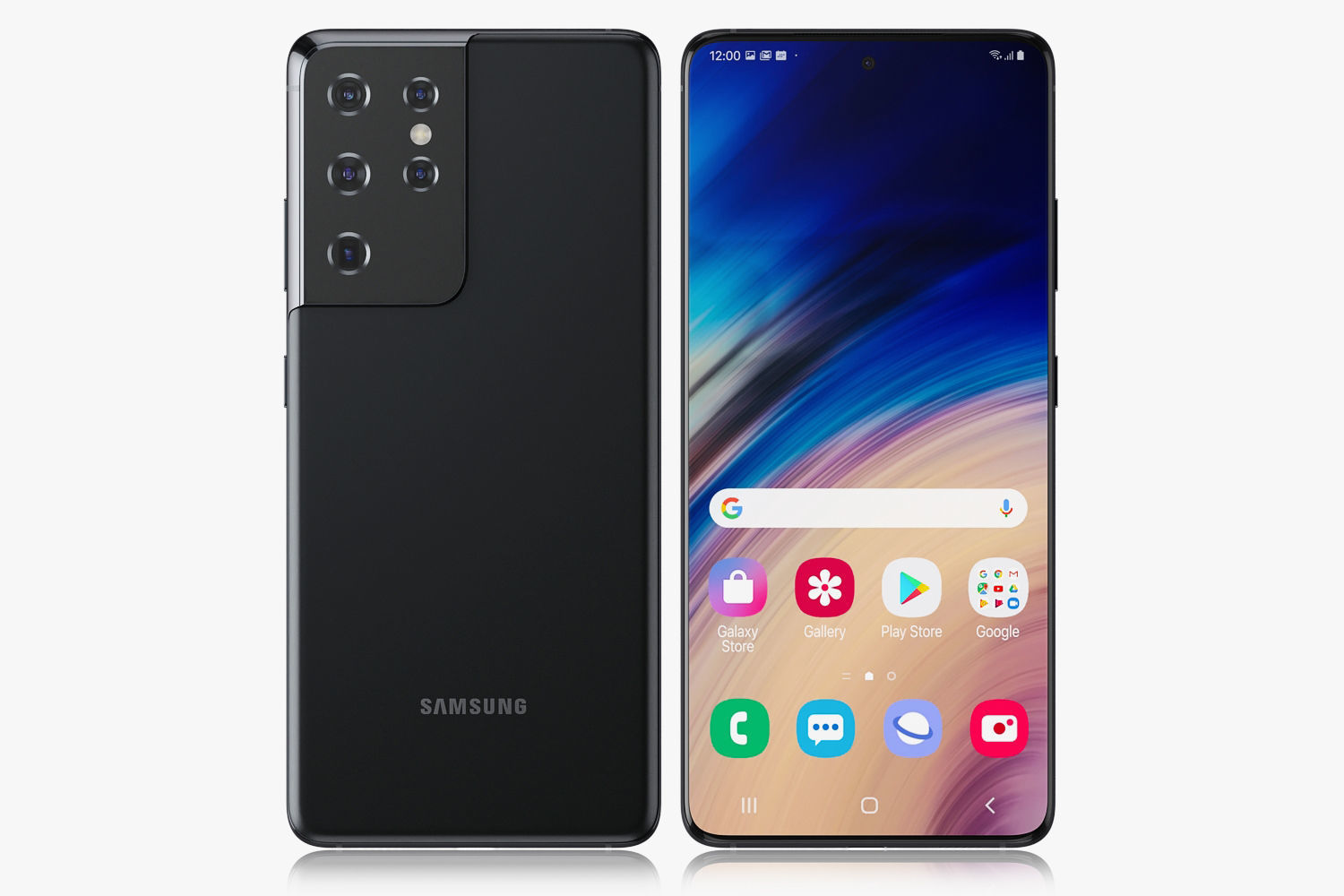 Samsung Galaxy S21 and S21 Plus and S21 Ultra v1 3D model_4