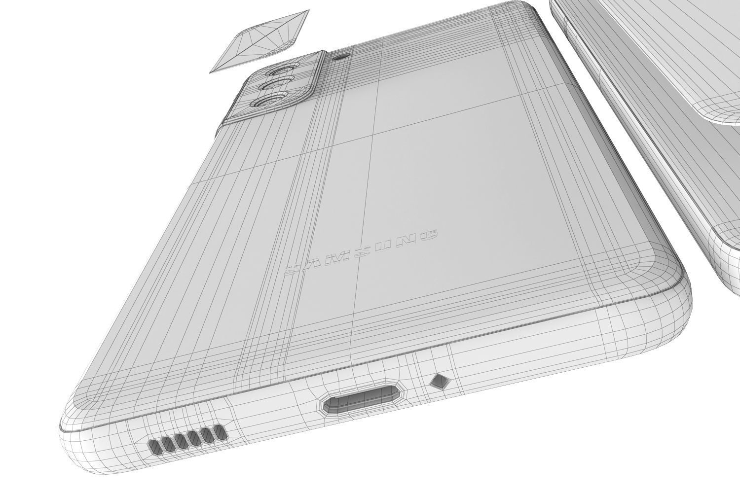 Samsung Galaxy S21 and S21 Plus and S21 Ultra v1 3D model_56