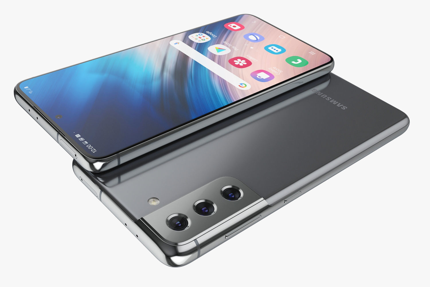 Samsung Galaxy S21 and S21 Plus and S21 Ultra v1 3D model_9