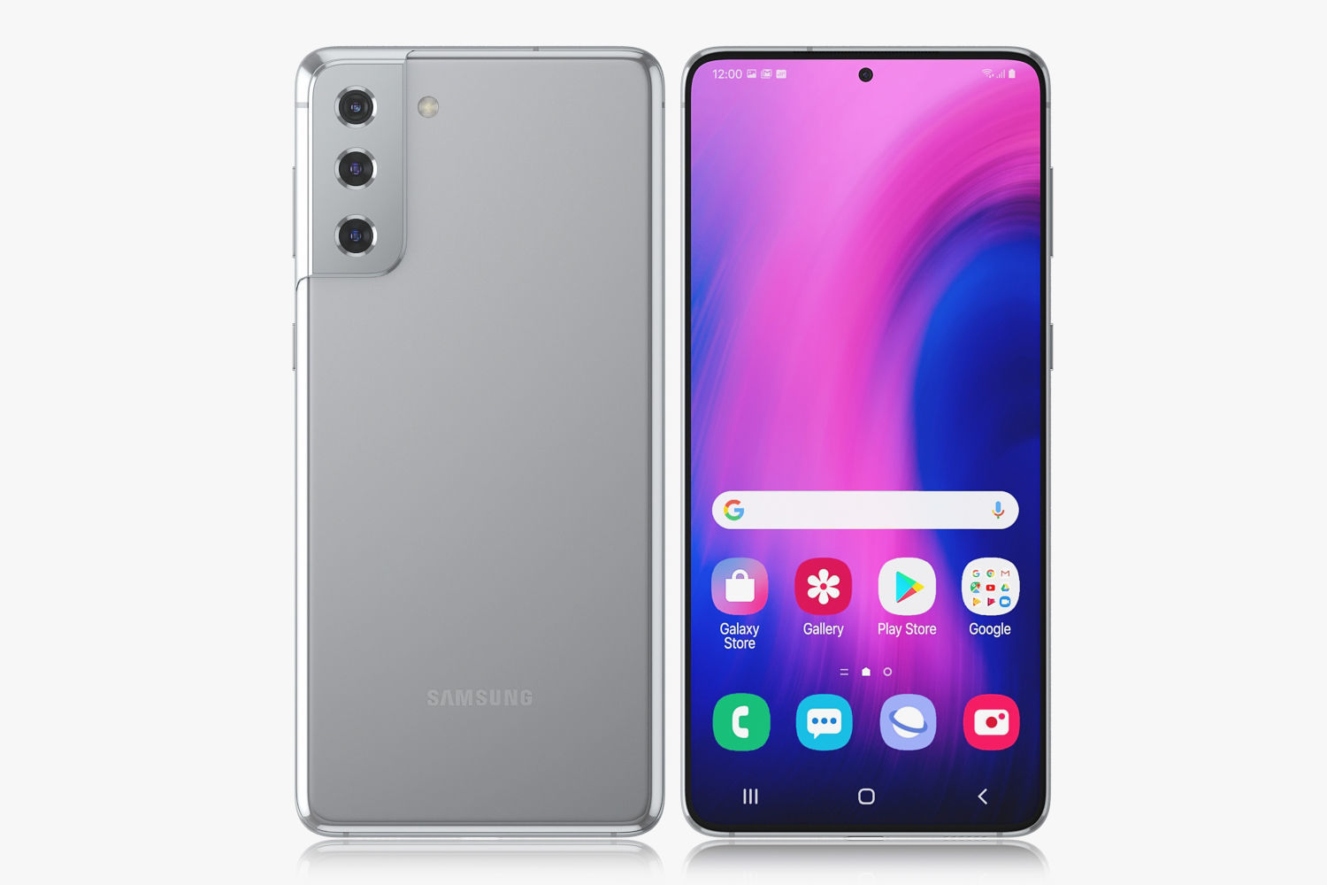 Samsung Galaxy S21 and S21 Plus and S21 Ultra v1 3D model_2