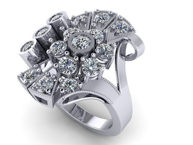 diamond ring 149 3D print model