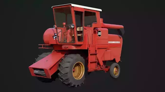 Massey Ferguson 300 combine 3D model