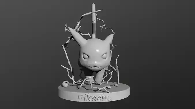 Pokemon - Pikachu 3D Ready Print