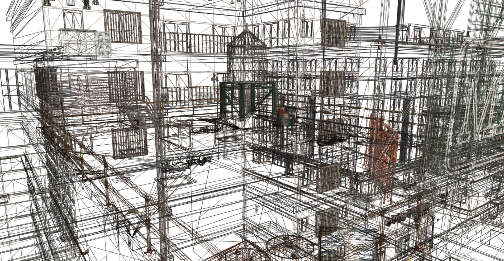 Scene - Rooftop - Exterior 3D model_5