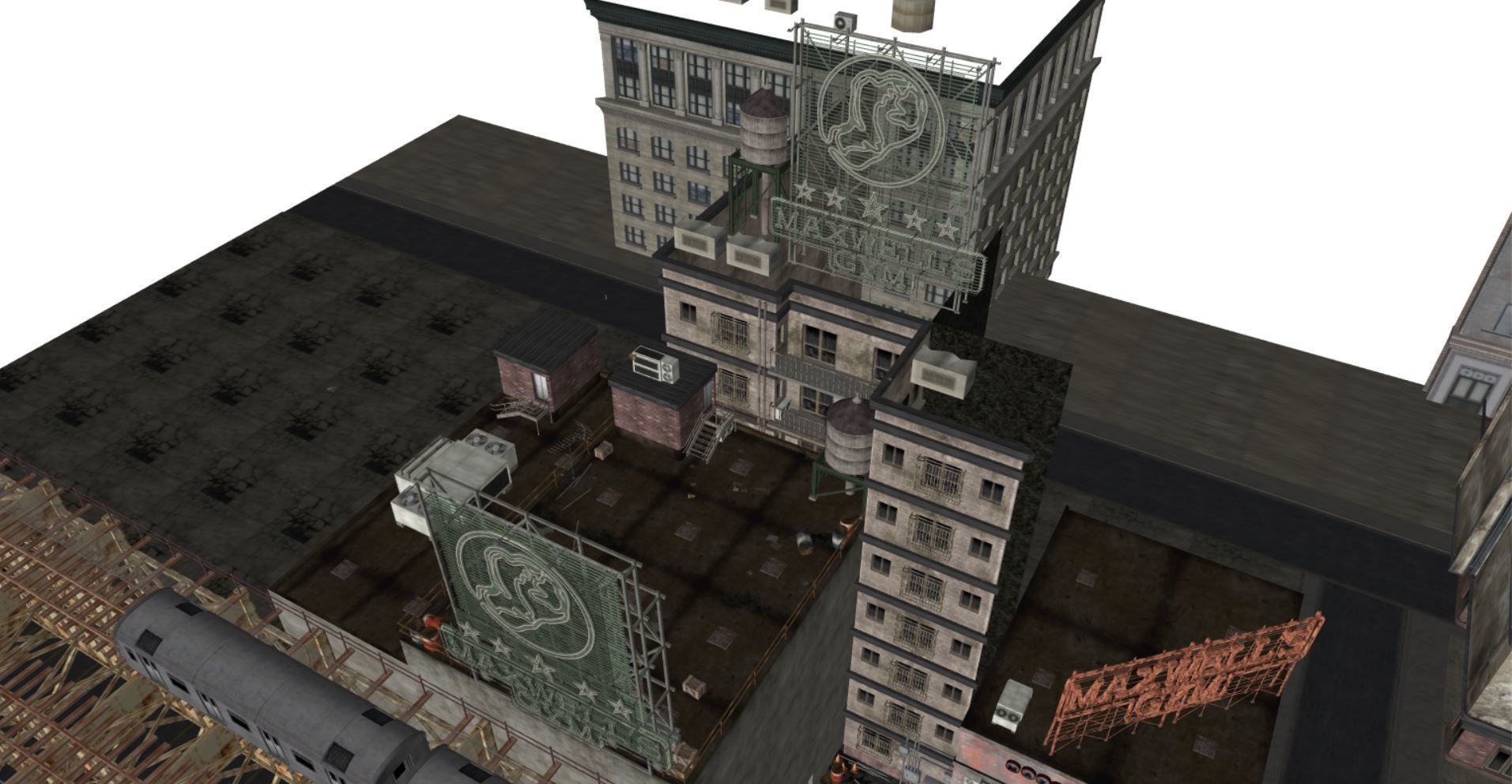 Scene - Rooftop - Exterior 3D model_9