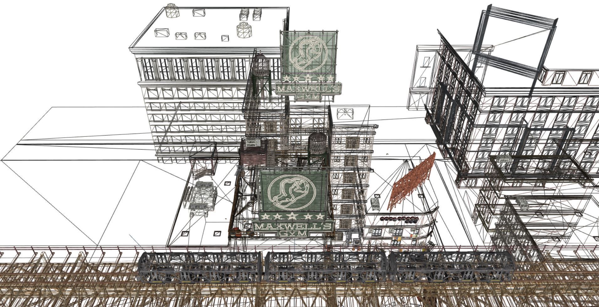 Scene - Rooftop - Exterior 3D model_1