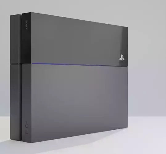 3D model PS4 CUH 1115A V1 Made in blender Free 3D model