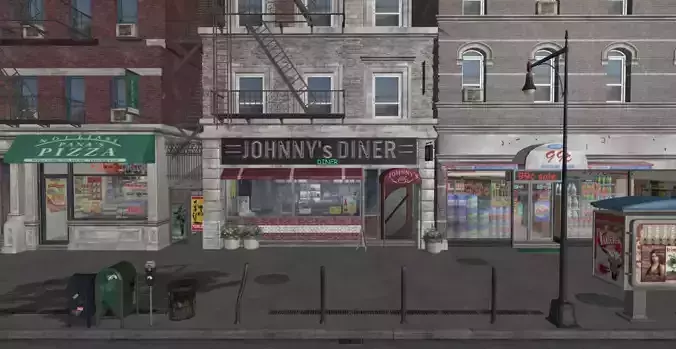 Scene - Street-Johnny - Exterior