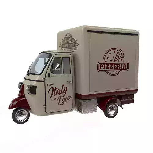 Piaggio ape pizza trailer
