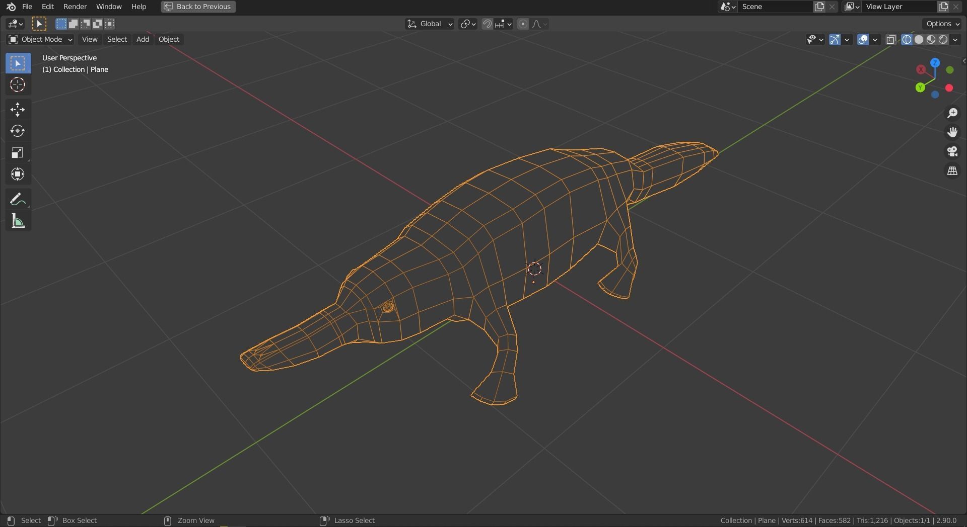 Australian Animals Pack Low-poly 3D model_44