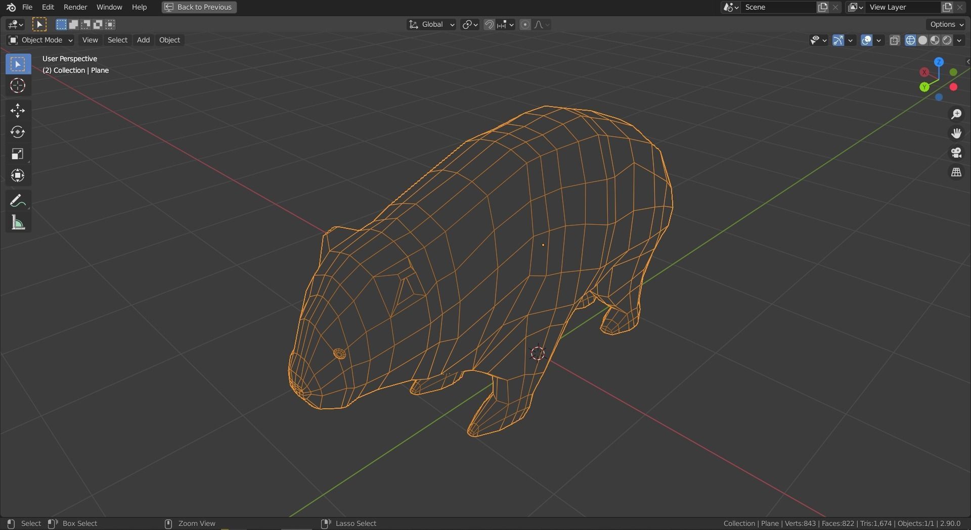 Australian Animals Pack Low-poly 3D model_52