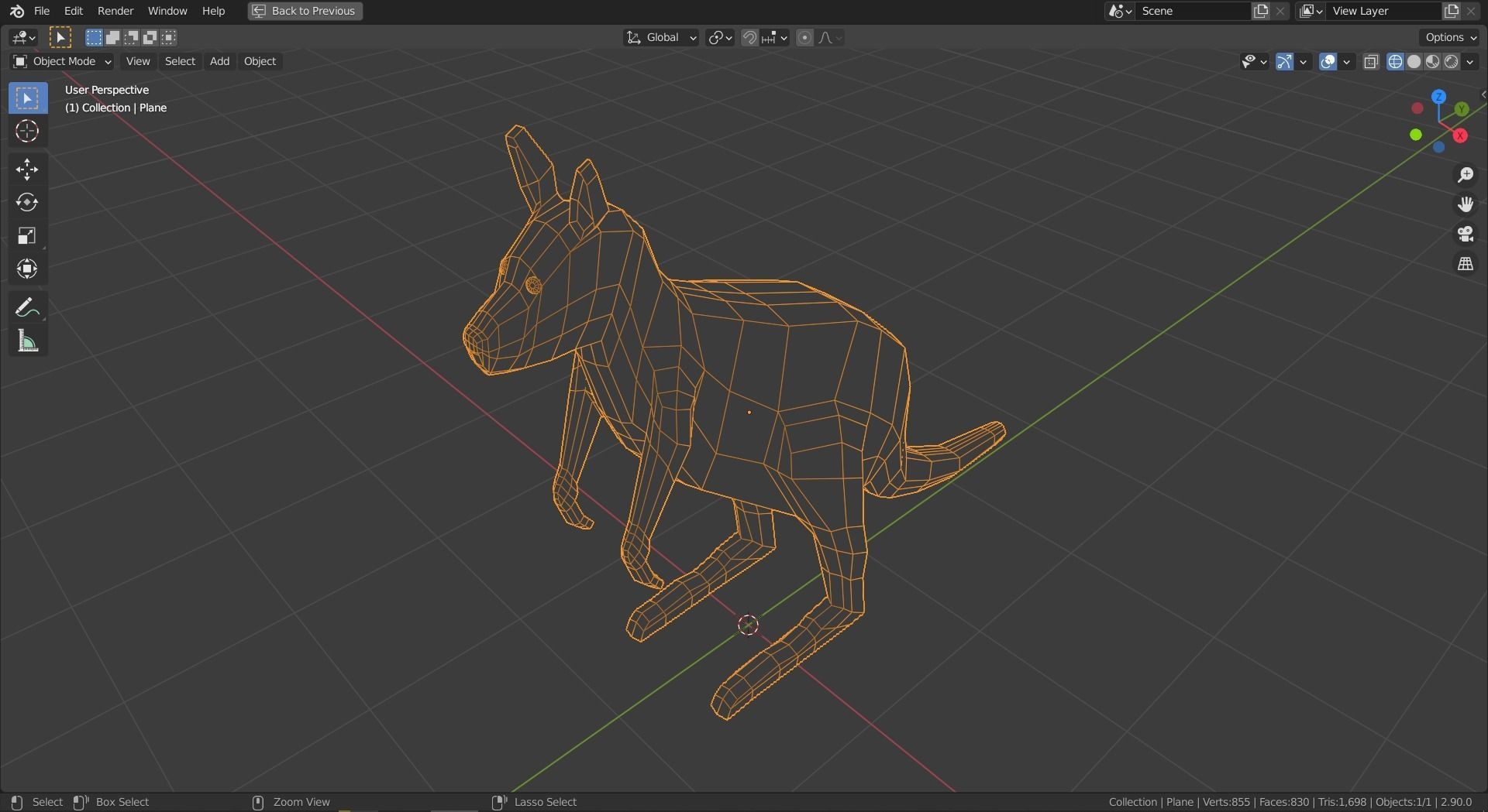 Australian Animals Pack Low-poly 3D model_28