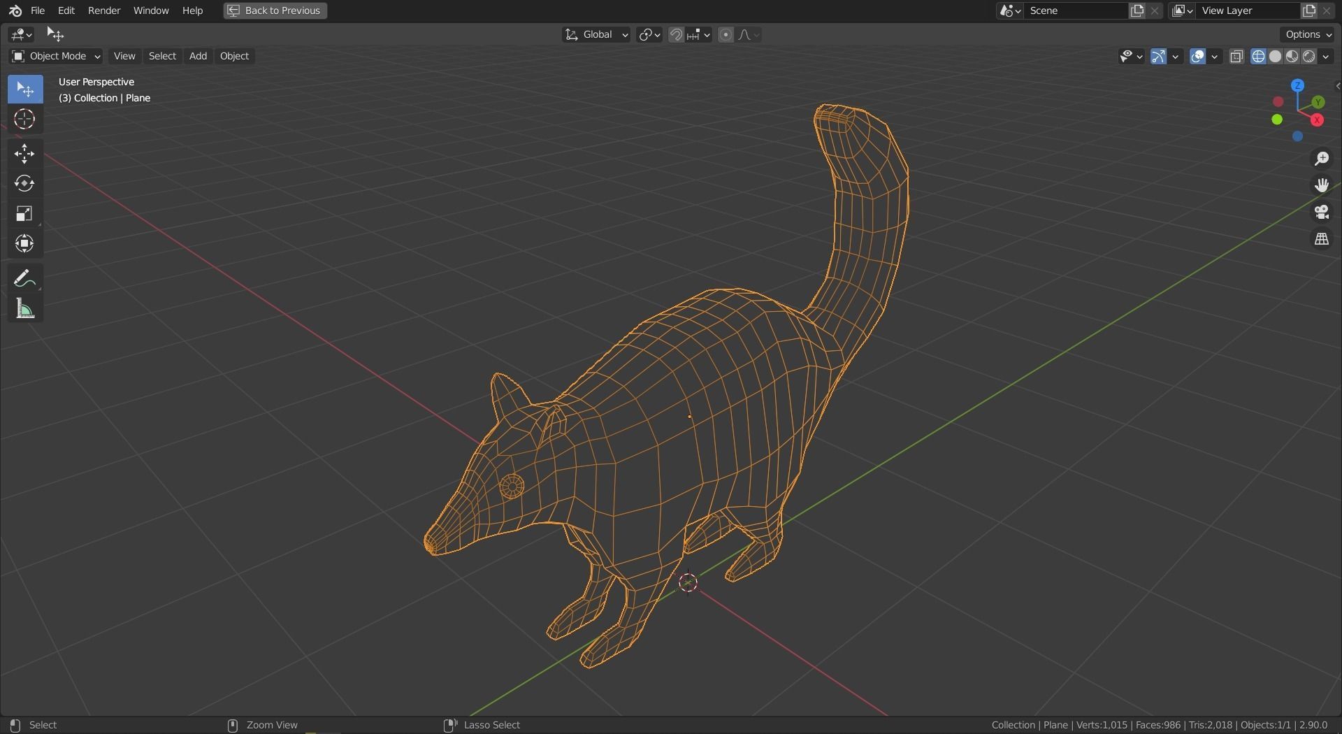 Australian Animals Pack Low-poly 3D model_40