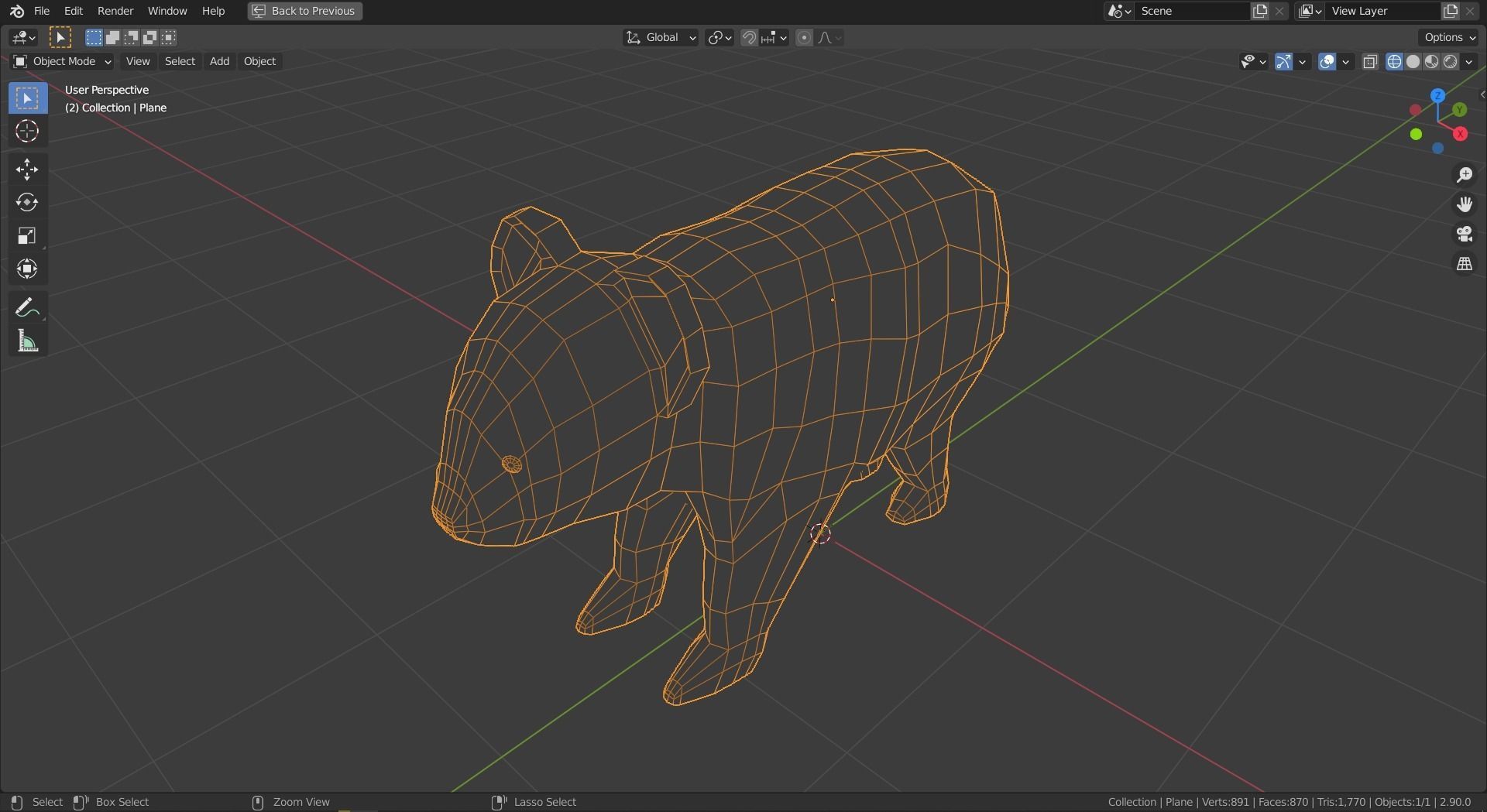 Australian Animals Pack Low-poly 3D model_32