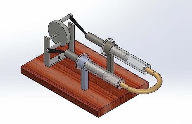 sterling engine  3D model