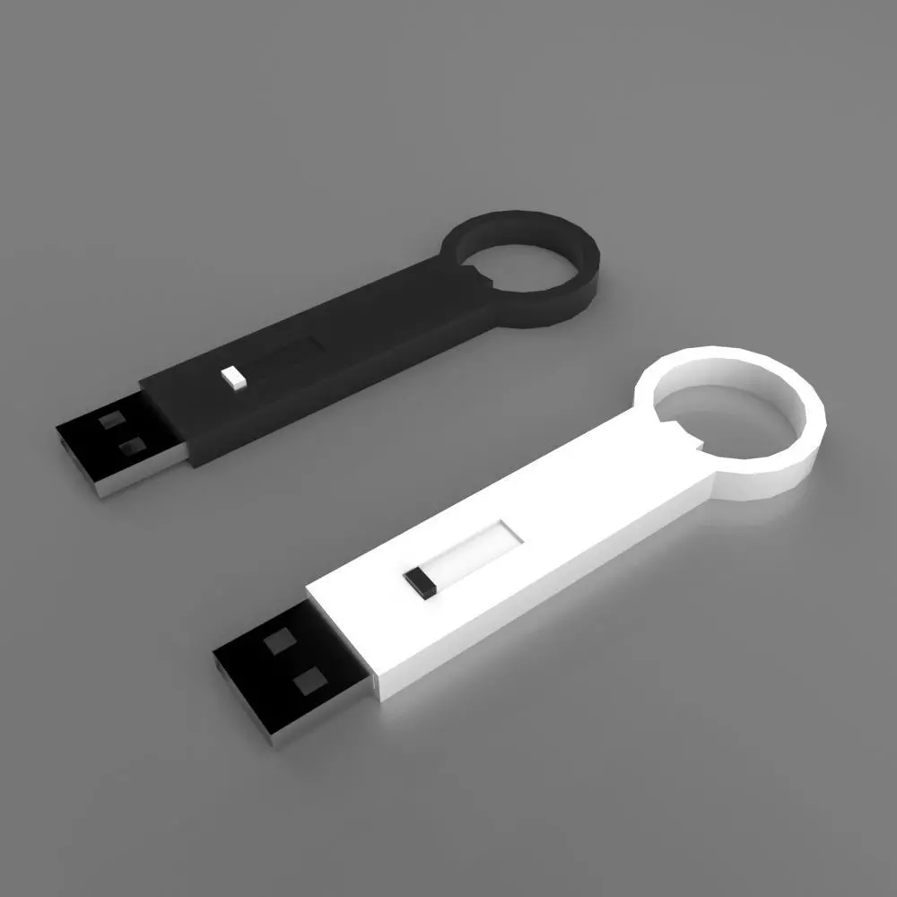 USB model for 3ds Max  2020 corona renderer Free low-poly 3D model_0