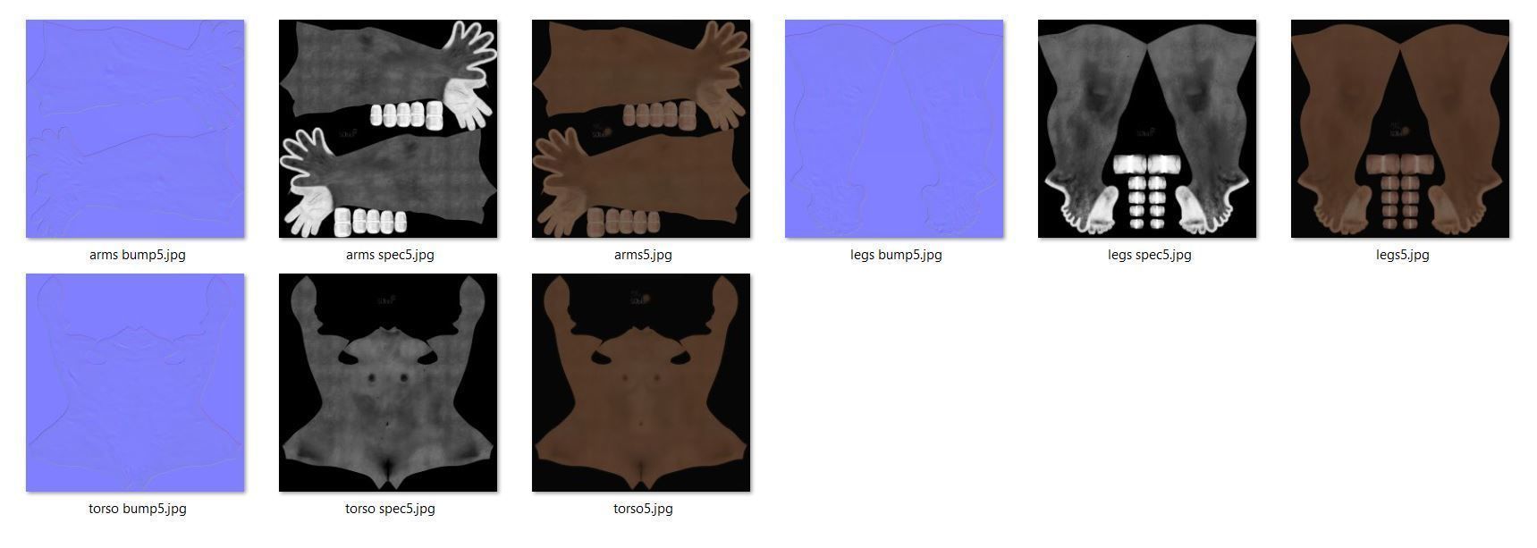 Character base 03 3D model_4