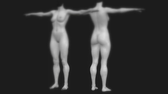 Character base 03 3D model