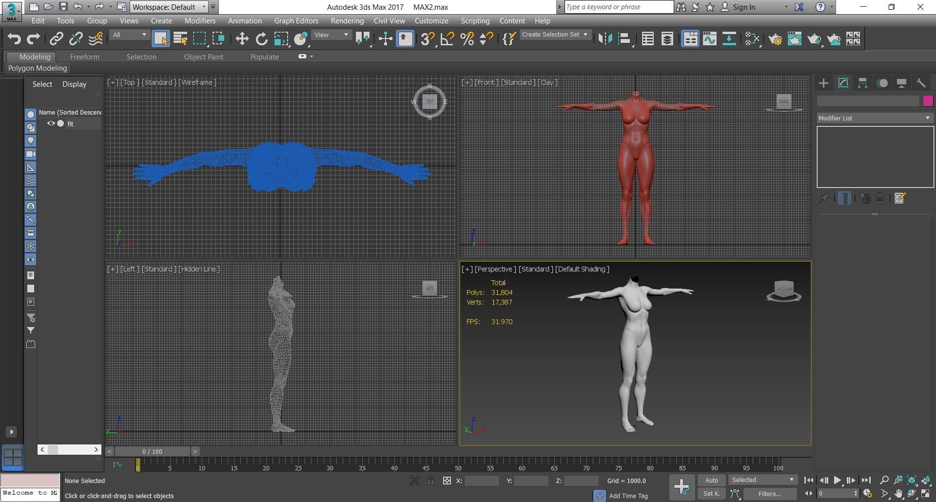 Character base 03 3D model_9