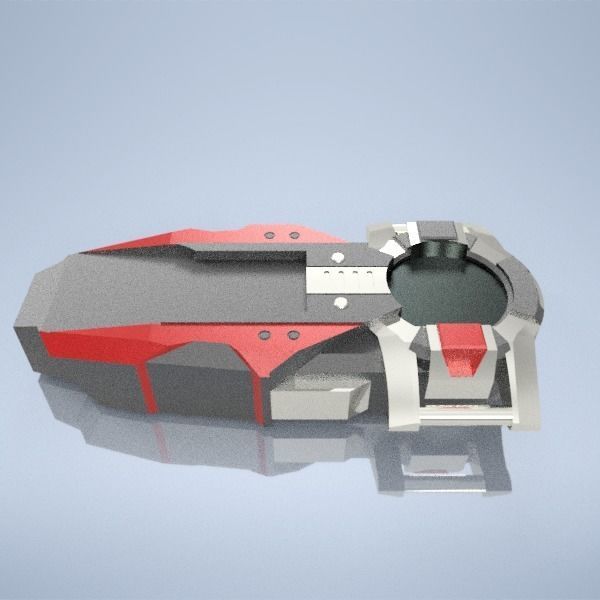 Kamen Rider Faiz Axel Watch SB-555W 3D print model_2