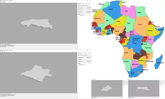 Map - Africa - all countries