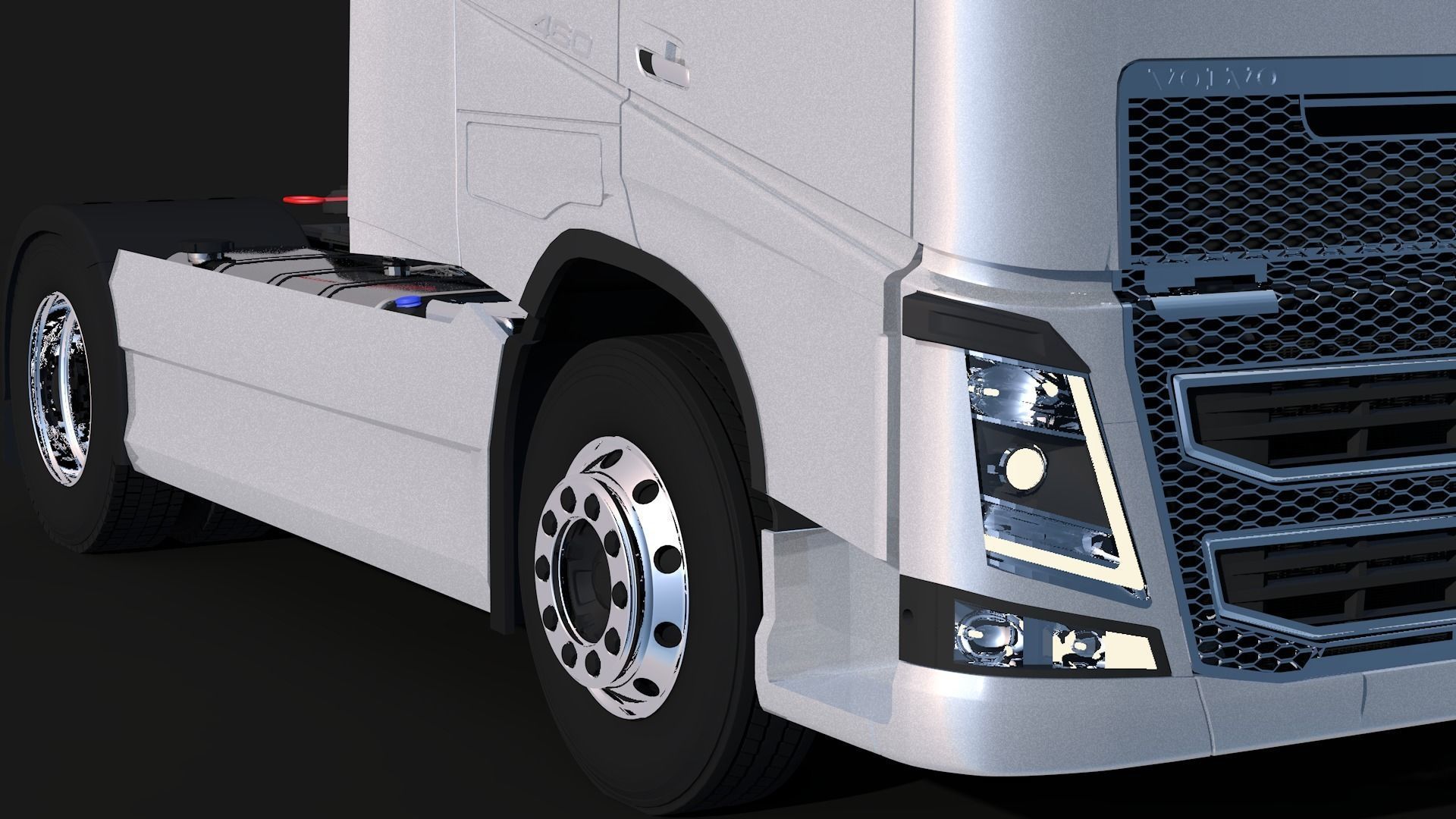 Volvo FH-460 4X2 3D model_2