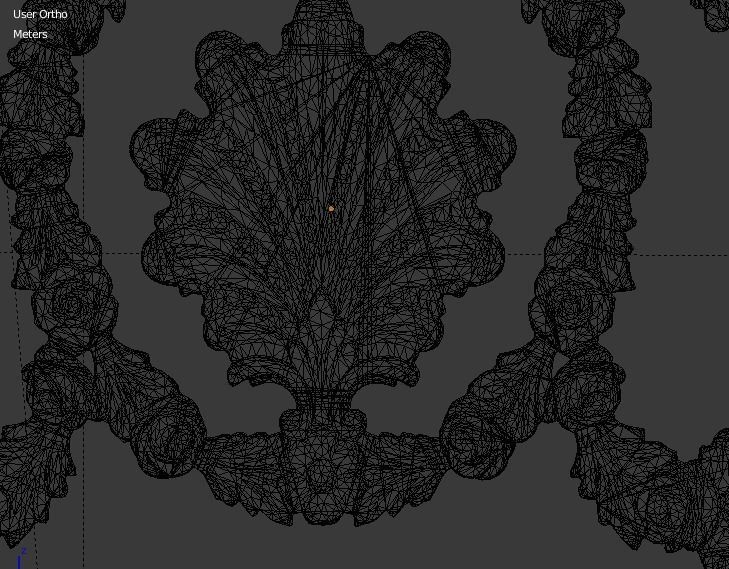 Classic decor ornament v-3D model 32 3D model_6