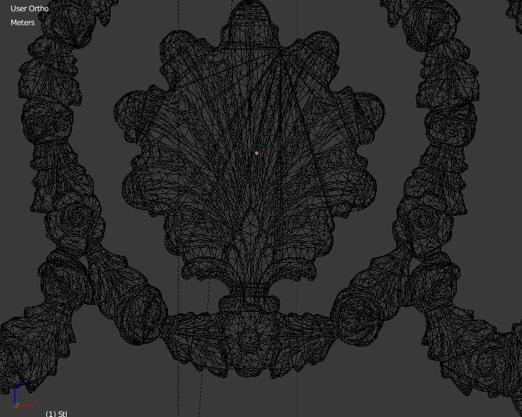 Classic decor ornament v-3D model 32 3D model_4