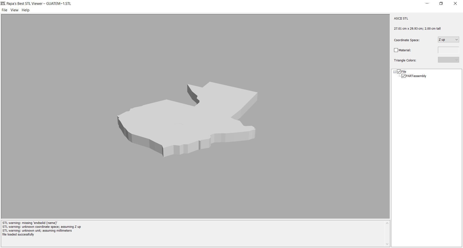 Map - North America - all countries 3D print model_11