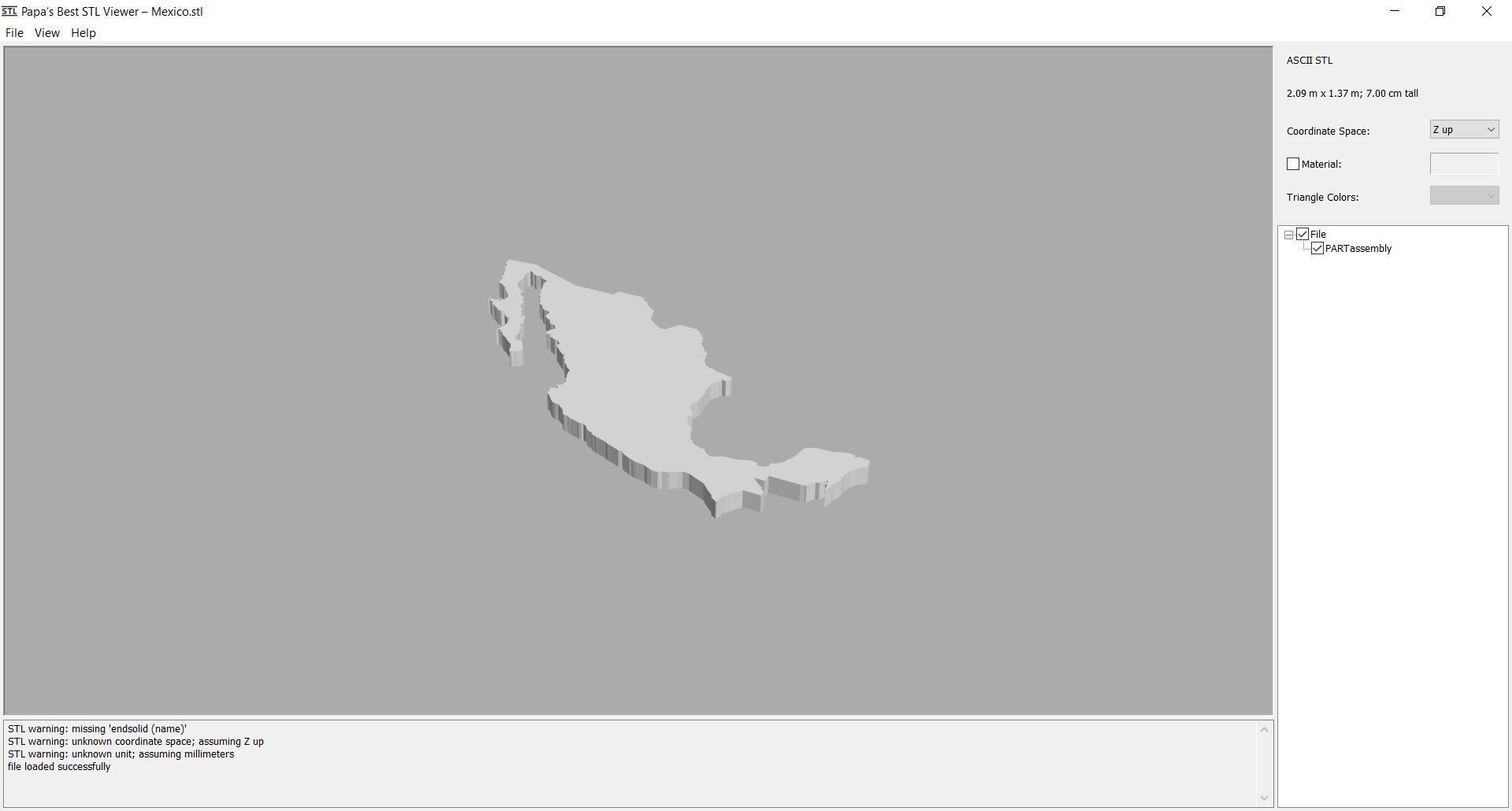 Map - North America - all countries 3D print model_12