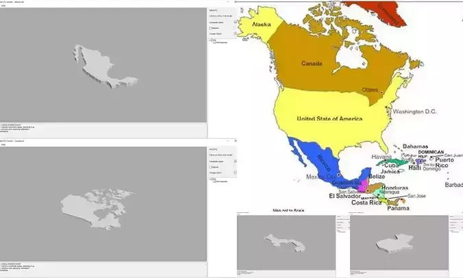 Map - North America - all countries