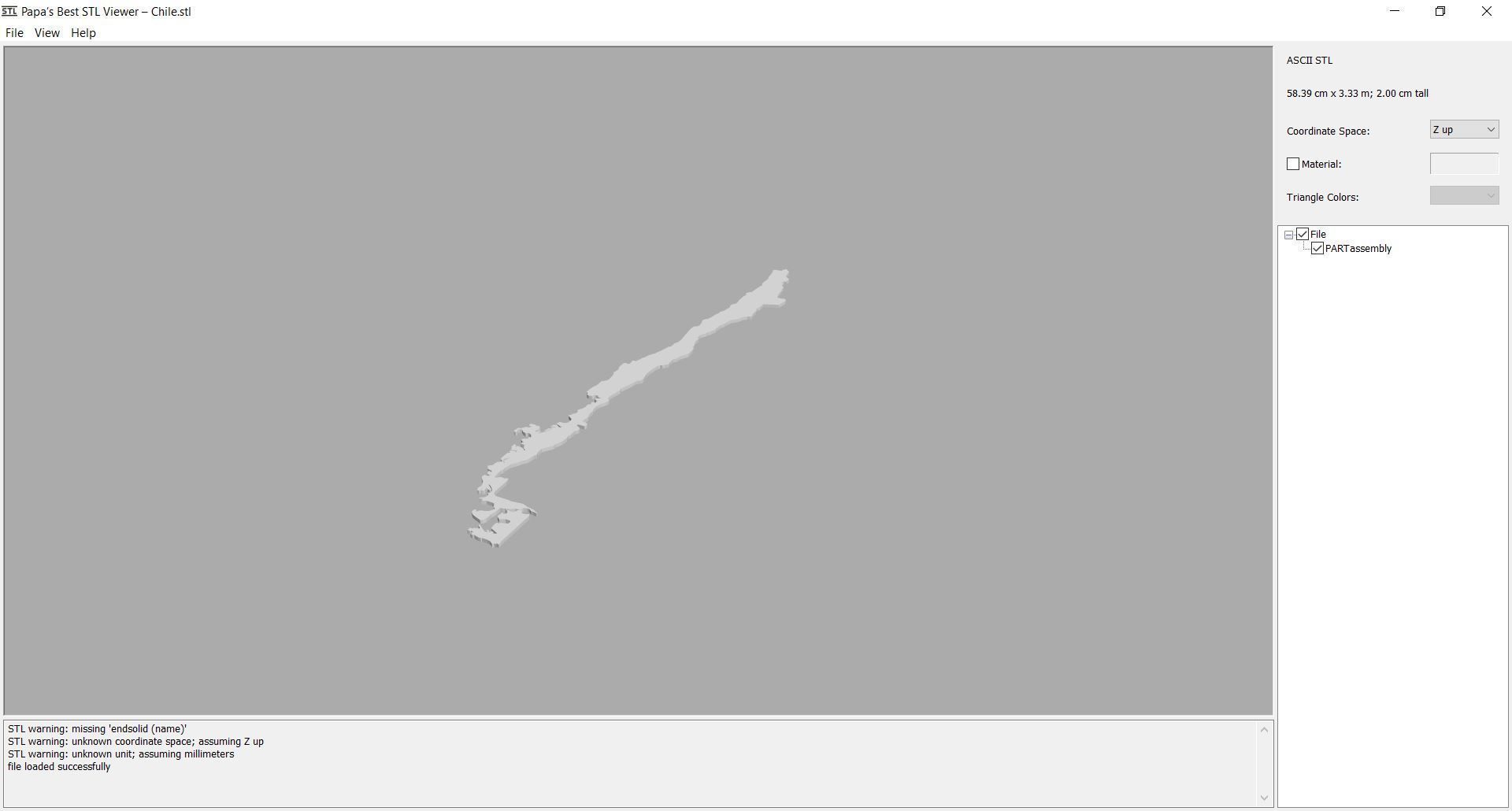 Map - South America- all countries 3D print model_15