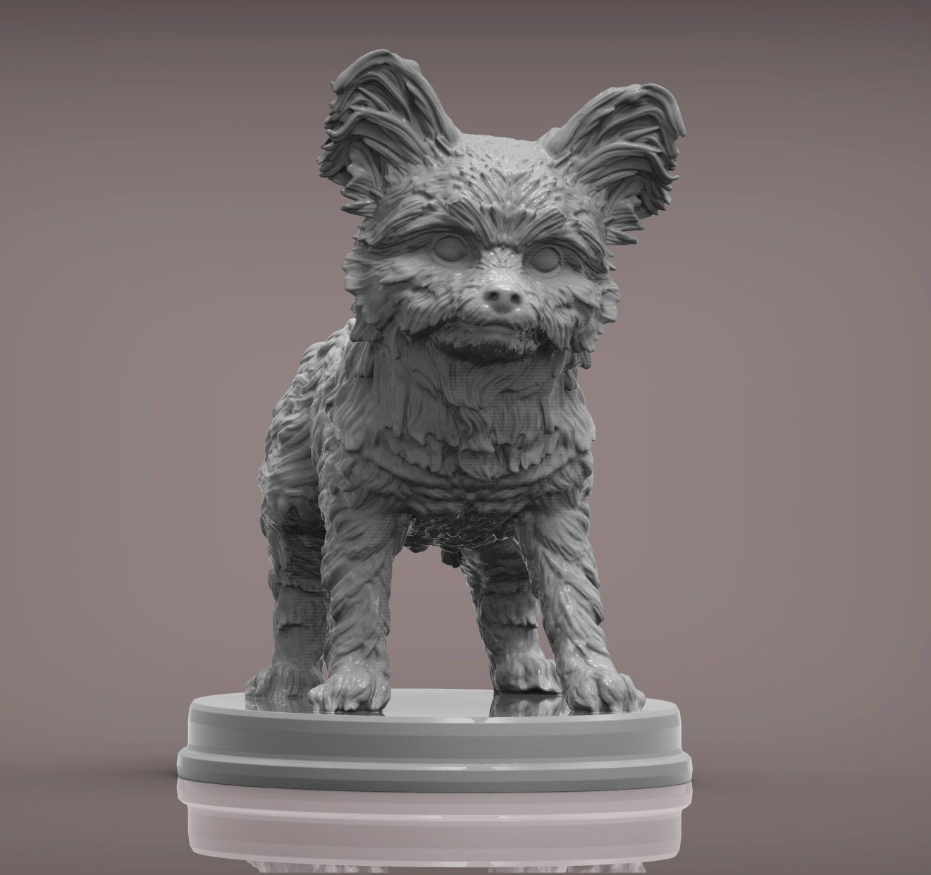 Yorkshire terrier 3D print model_5