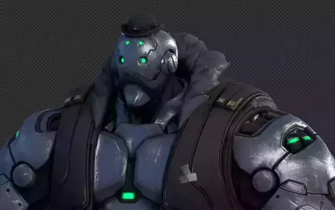 Character - Male Robot 3D model