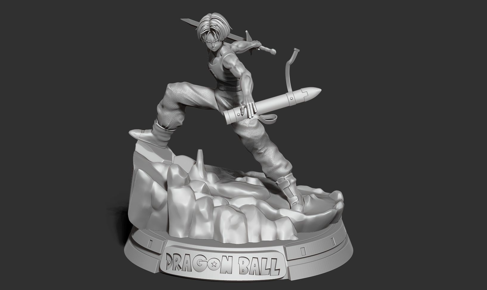 Future Trunks 3D print model_15