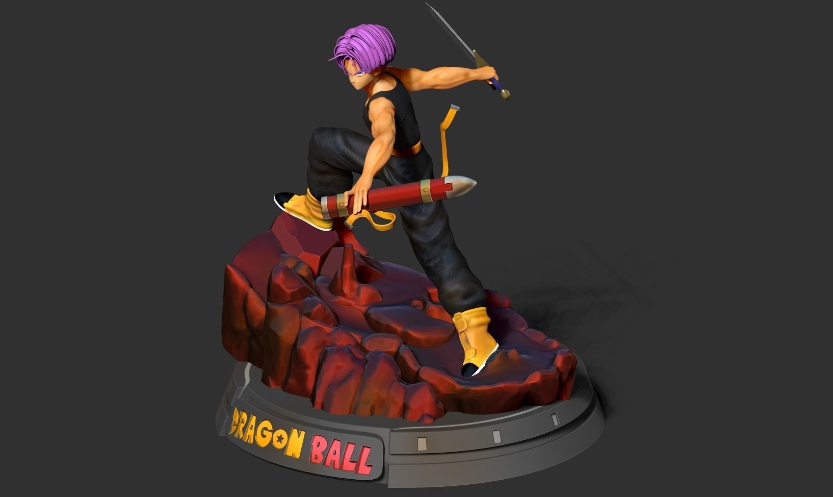 Future Trunks 3D print model_18