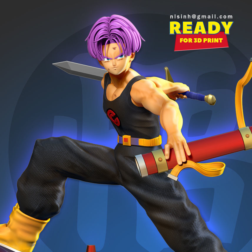 Future Trunks 3D print model_23