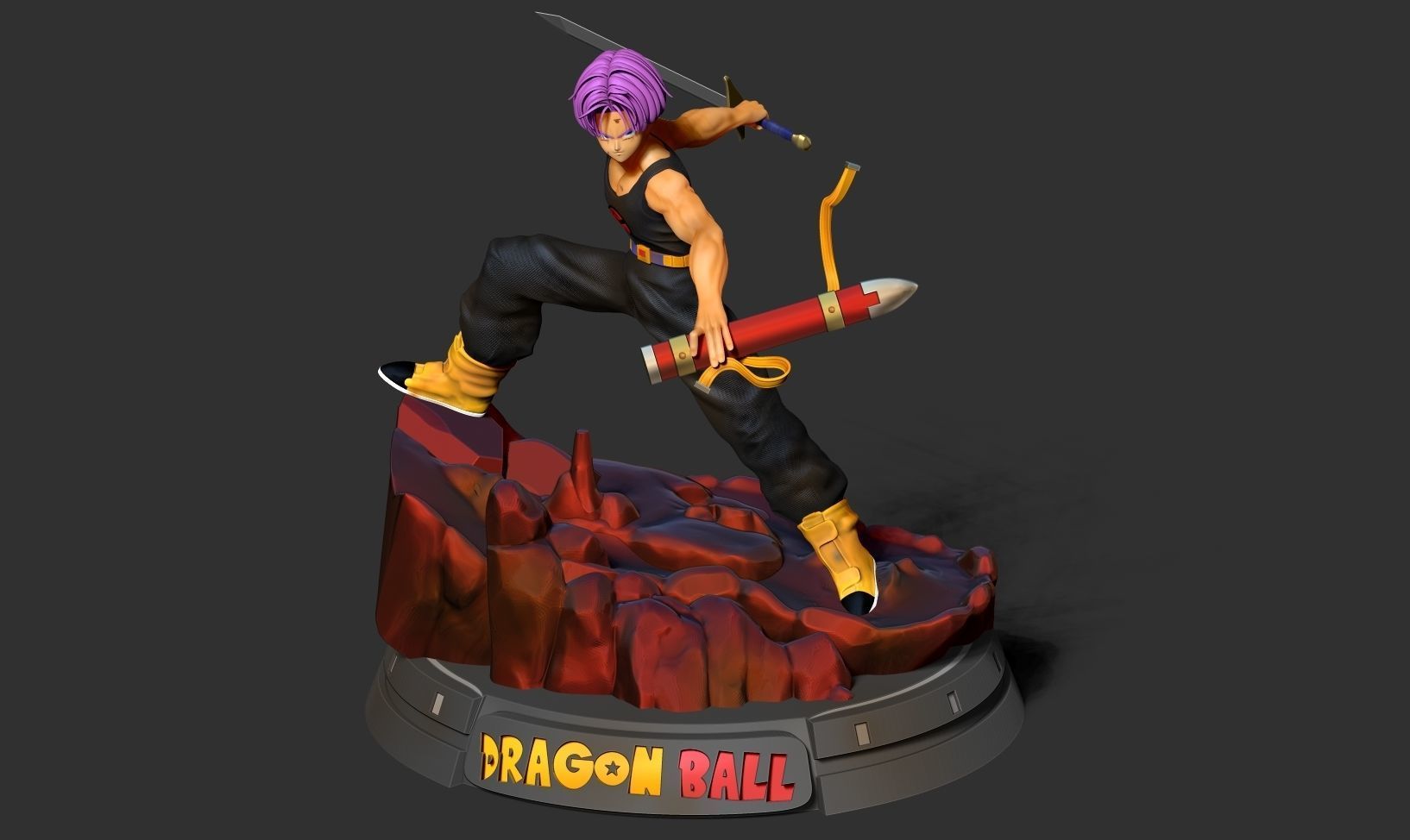 Future Trunks 3D print model_14